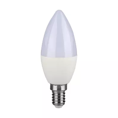 V-TAC 2.9W E14 természetes fehér C37 LED gyertya égő - SKU 2985