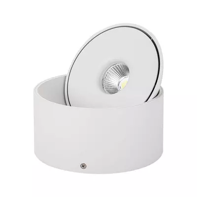 V-TAC 30W mennyezeti COB LED mélysugárzó, állítható szöggel, fehér házzal, CCT - SKU 23157