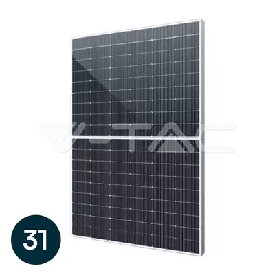 V-TAC 31 darab 430W Mono félcellás szolár panel, TOPCON TIER 1 napelem, 1722x1134 - SKU 11933