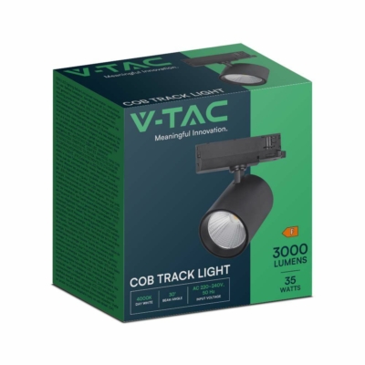 V-TAC 35W COB LED sínes lámpatest, természetes fehér - SKU 10281