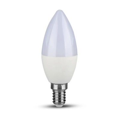 V-TAC 4.5W E14 meleg fehér LED gyertya égő - SKU 258