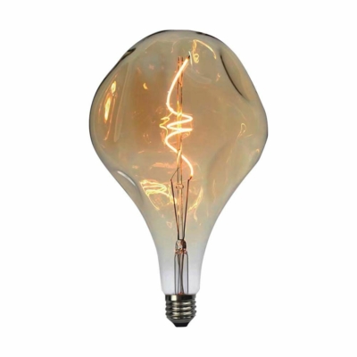 V-TAC 4W borostyán E27 A165 filament LED designer égő, meleg fehér - SKU 23168