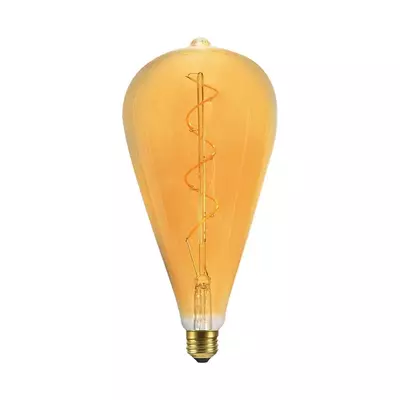 V-TAC 4W borostyán E27 ST120 filament LED égő, meleg fehér - SKU 23172