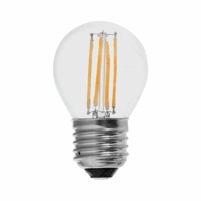 V-TAC 4W E27 hideg fehér filament G45 LED égő - SKU 214428