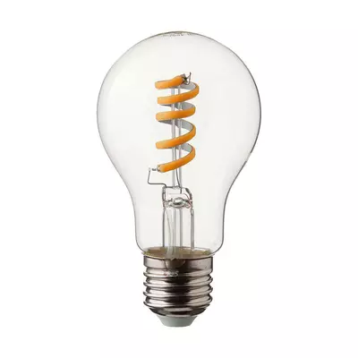 V-TAC 4W E27 meleg fehér A60 filament LED égő - SKU 217336