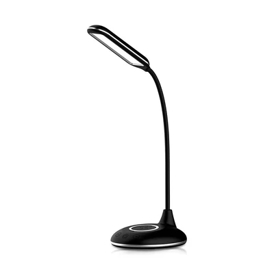 V-TAC 4W fekete dimmelhető asztali LED lámpa, változtatható színhőmérséklet - SKU 218604