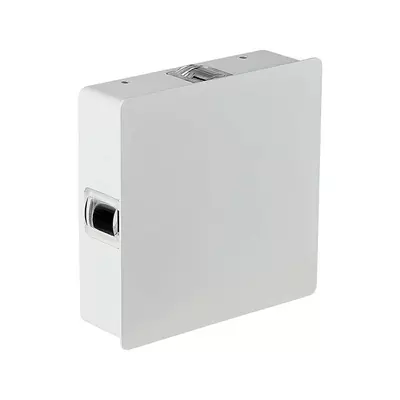 V-TAC 4W kültéri, fehér, szögletes fali LED lámpa természetes fehér, 105 Lm/W - SKU 218210