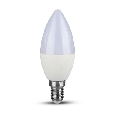 V-TAC 5.5W dimmelhető E14 hideg fehér LED gyertya égő - SKU 20187