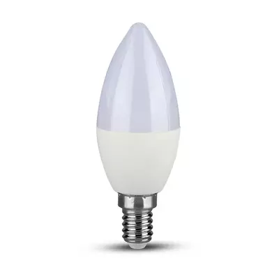 V-TAC 5.5W dimmelhető E14 természetes fehér LED gyertya égő - SKU 20186