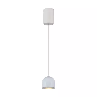 V-TAC 8.5W gömbcsillár, 120°, fehér házzal, meleg fehér, 100 Lm/W - SKU 7993