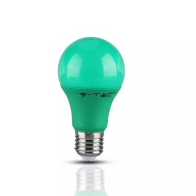 V-TAC 9W E27 zöld LED égő - SKU 7343