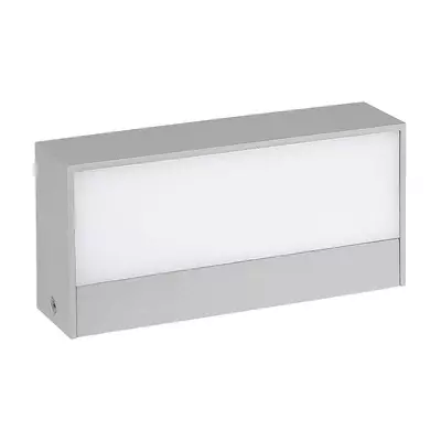 V-TAC 9W kültéri, téglatest alakú, fali LED lámpa természetes fehér - SKU 218240