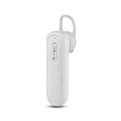 V-TAC Bluetooth fülhallgató, fehér - SKU 7701