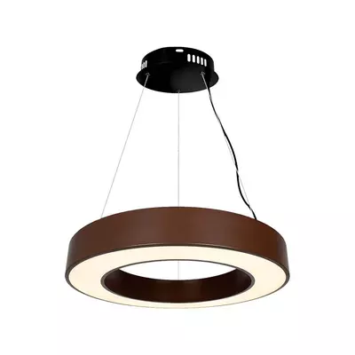 V-TAC dimmelhető 50W designer körcsillár, természetes fehér, Corten barna ház, 120 Lm/W - SKU 6959