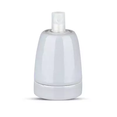 V-TAC E27 szürke porcelán foglalat - SKU 3800