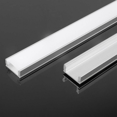 V-TAC falon kívüli alumínium LED szalag profil fehér fedlappal 2m - SKU 10321