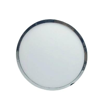 V-TAC falon kívüli mennyezeti kerek króm LED panel 12W hideg fehér - SKU 6366