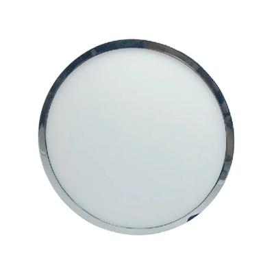 V-TAC falon kívüli mennyezeti kerek króm LED panel 6W meleg fehér - SKU 6358