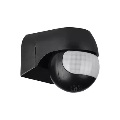 V-TAC falra szerelhető, infravörös mozgásérzékelő 180°, fekete - SKU 5089