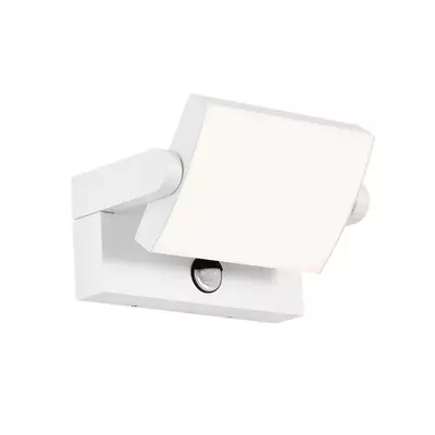 V-TAC fehér, fali dönthető kültéri 17W LED lámpatest mozgásérzékelővel, meleg fehér - SKU 2938