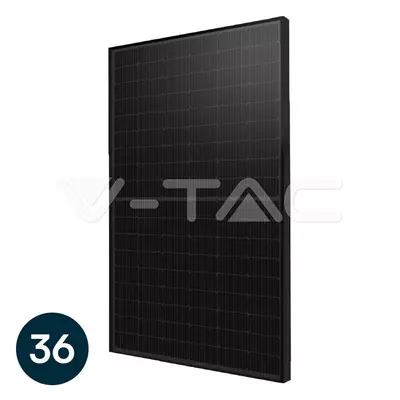 V-TAC fekete 36 darab 400W Mono félcellás szolár panel, TIER 1 napelem, 1724x1134 - SKU 11897