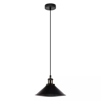 V-TAC fekete fém csillár, függeszték E27 foglalattal - SKU 3753
