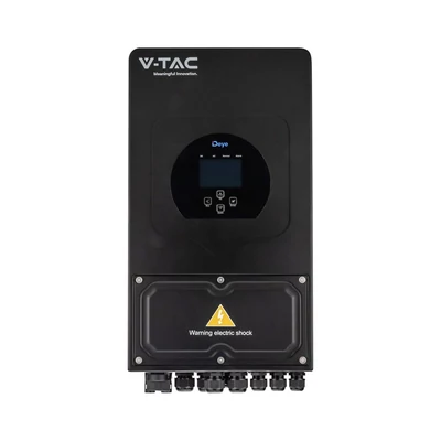 V-TAC feketeházas háromfázisú Deye SUN-12K-SG04LP3-EU, 12kW hibrid napelem inverter - SKU 12307
