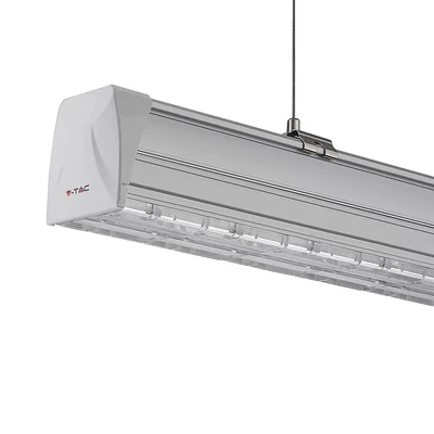 V-TAC függeszthető lineáris LED lámpa 150cm 50W aszimmetrikus természetes fehér (főmodul) - SKU 1362