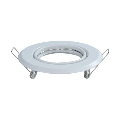 V-TAC GU10 LED spotlámpa keret, fehér billenthető lámpatest - SKU 8938