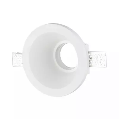 V-TAC GU10 LED spotlámpa keret, fehér fix lámpatest - SKU 3654