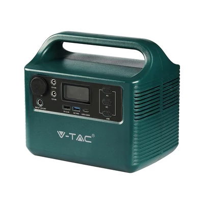 V-TAC "Akku Paks3" hordozható töltőállomás 300W, napelemes töltési lehetőséggel - SKU 11441
