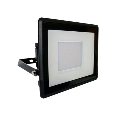 V-TAC kötödobozos LED reflektor 50W természetes fehér, fekete házzal - SKU 20314