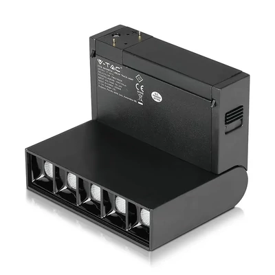 V-TAC LED dönthető spotlámpa mágneses sínhez 10W CRI>90 UGR<19 meleg fehér - SKU 7962
