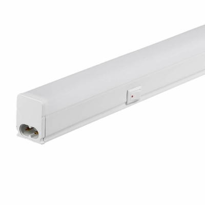 V-TAC LED lámpa 29 cm T5 4W beépített kapcsolóval hideg fehér - SKU 21691