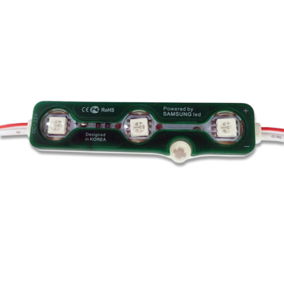 V-TAC LED modul 3db 5050 SMD chip zöld - SKU 5119