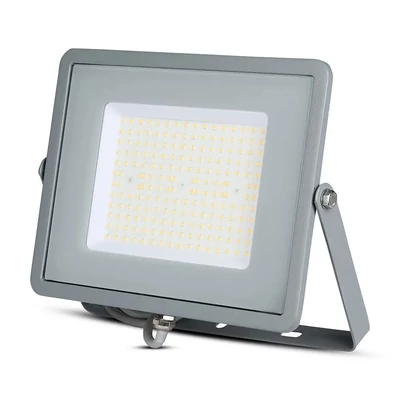 V-TAC LED reflektor 100W hideg fehér 115 Lm/W, szürke házzal - SKU 21771