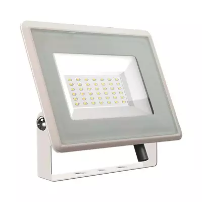 V-TAC F-széria LED reflektor 30W hideg fehér, fehér házzal - SKU 6748