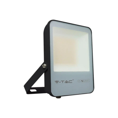 V-TAC LED reflektor 30W hideg fehér, fekete házzal, 157 Lm/W - SKU 20450
