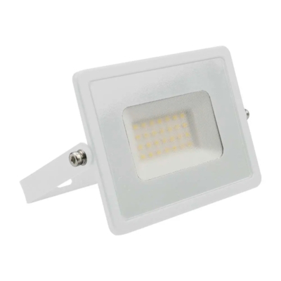 V-TAC LED reflektor 30W meleg fehér, fehér házzal - SKU 215955