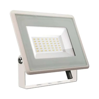 V-TAC F-széria LED reflektor 30W meleg fehér, fehér házzal - SKU 6746