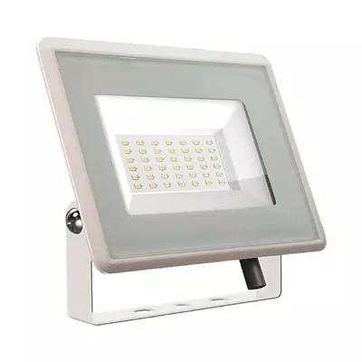 V-TAC F-széria LED reflektor 30W természetes fehér, fehér házzal - SKU 6747