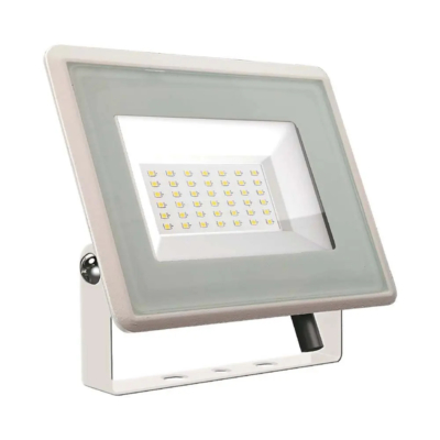 V-TAC F-széria LED reflektor 30W természetes fehér, fehér házzal - SKU 6747