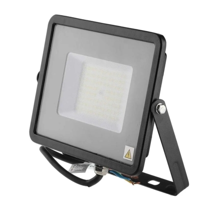 V-TAC LED reflektor 50W hideg fehér 115 Lm/W, fekete házzal - SKU 21760