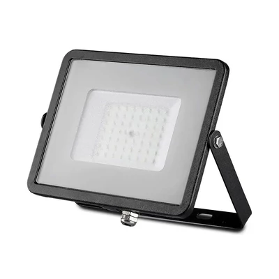 V-TAC LED reflektor 50W hideg fehér Samsung chip, fekete házzal - SKU 21408