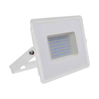 V-TAC LED reflektor 50W meleg fehér, fehér házzal - SKU 215961