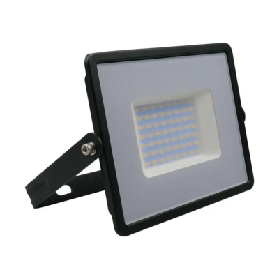 V-TAC LED reflektor 50W meleg fehér, fekete házzal - SKU 215958