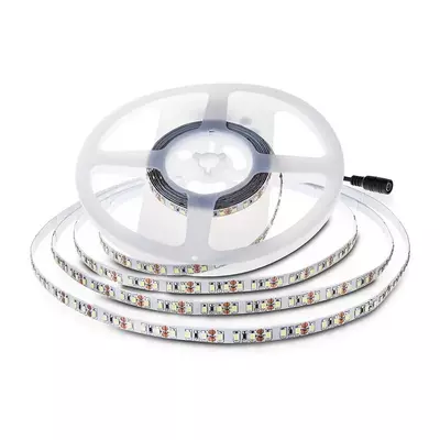 V-TAC LED szalag IP20 SMD 2835 chip 120 db/m hideg fehér, 100 Lm/W - SKU 212624