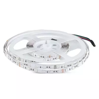 V-TAC LED szalag IP20 SMD 5050 chip 60 db/m RGB, 10 m/tekercs - SKU 212592