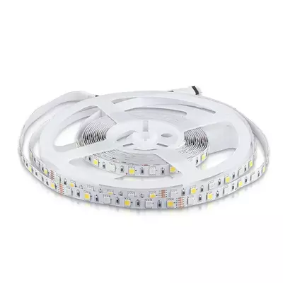 V-TAC LED szalag IP20 SMD 5050 chip 60 db/m RGB + természetes fehér - SKU 212552