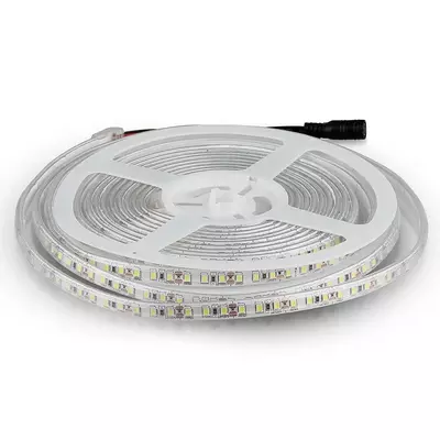 V-TAC LED szalag IP65 SMD 3528 chip 120 db/m hideg fehér, 100 Lm/W - SKU 212037